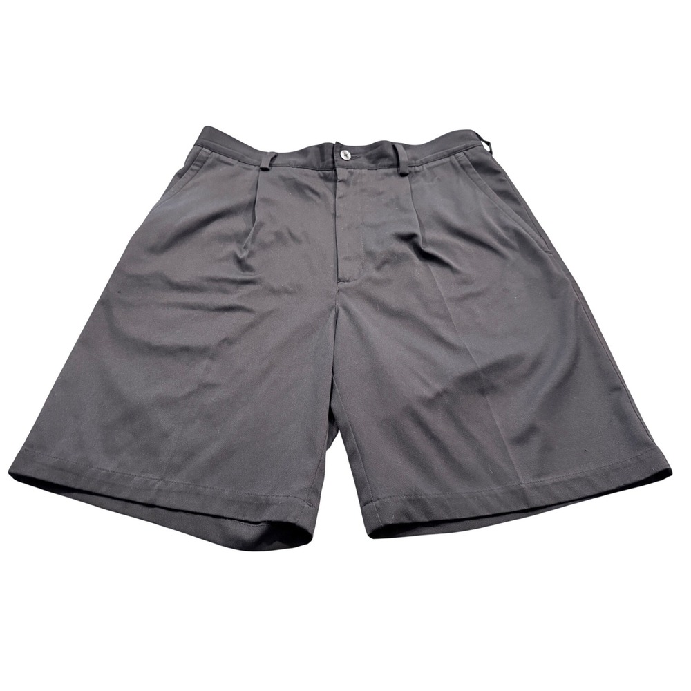 Nike Golf Performance Shorts Mens Dark Gray Flat Front Athletic Casual Size XL